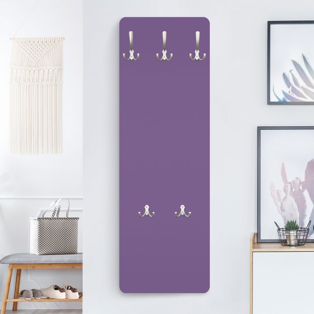 Wall coat rack Lilac