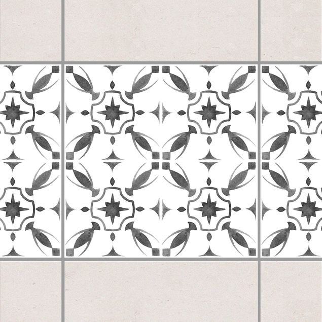 Kitchen Gray White Pattern Series No.1
