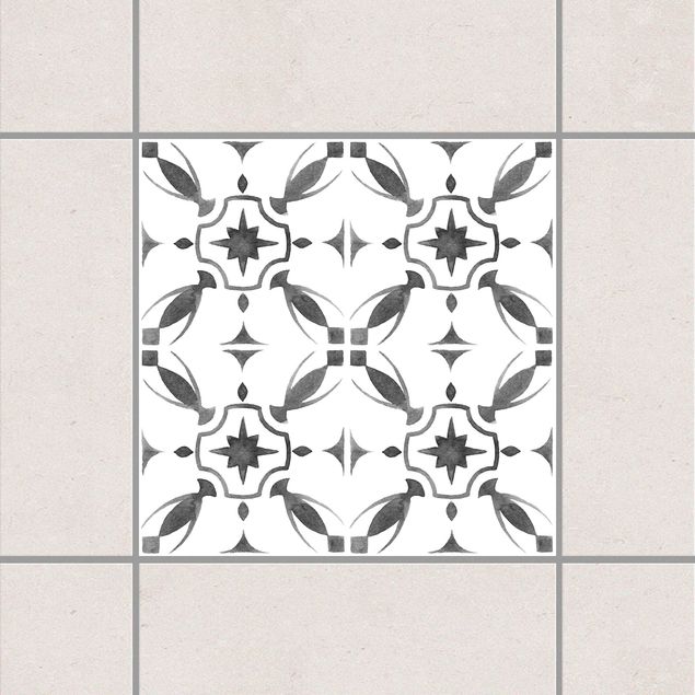 Kitchen Gray White Pattern Series No.1