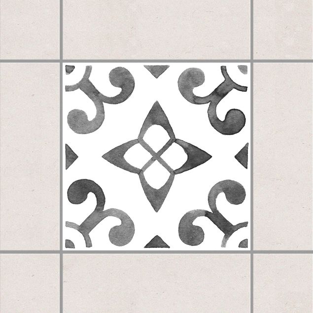 Kitchen Pattern Gray White Series No.5