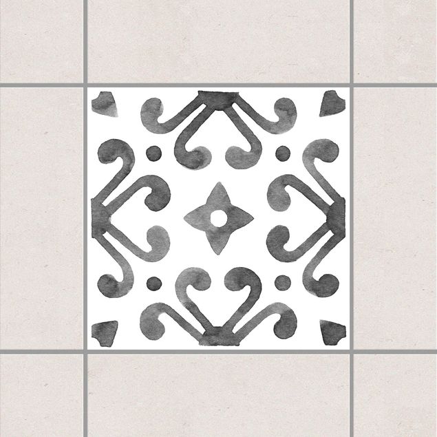 Kitchen Pattern Gray White Series No.7