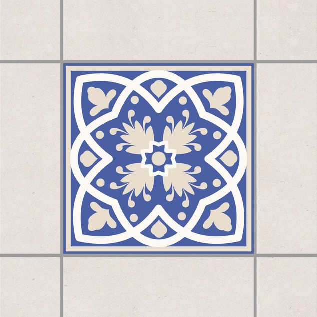 Kitchen Portuguese tile pattern blue