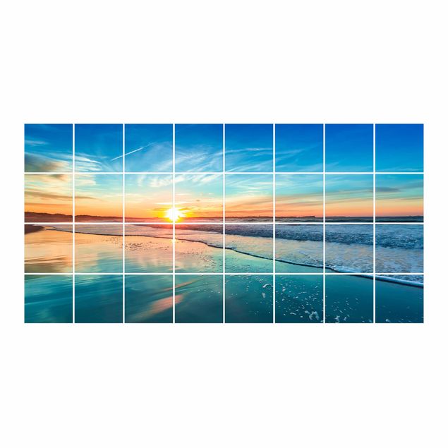 Adhesive films Romantic Sunset By The Sea
