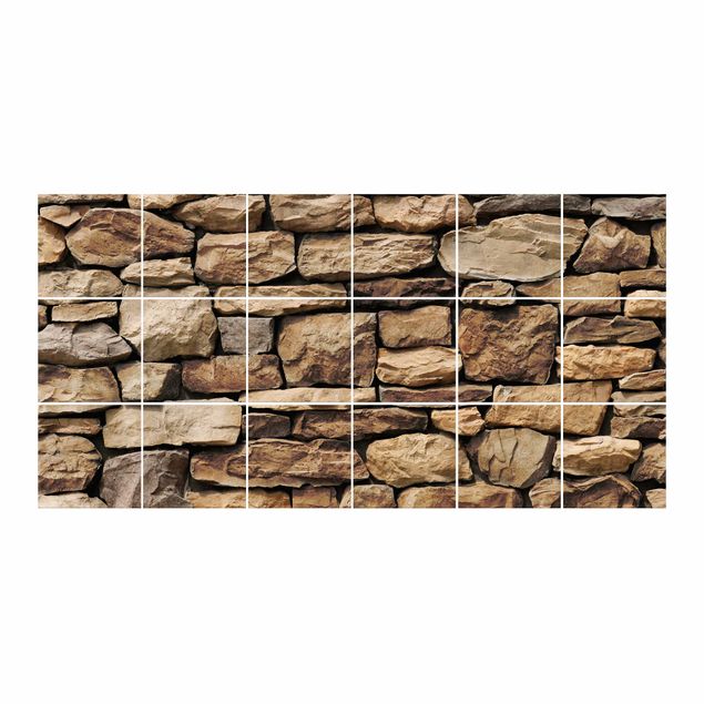 Tile sticker - American Stone Wall