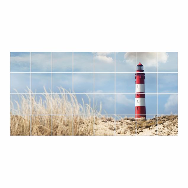 Tile stickers Lighthouse Between Dunes