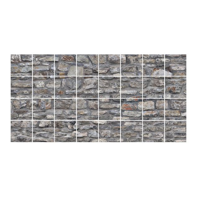 Film adhesive Natural Stone Wallpaper Old Stone Wall