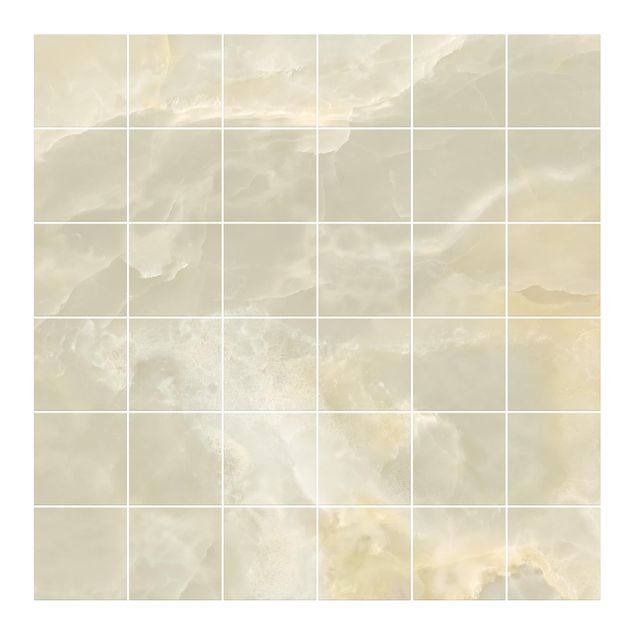 Tile films patterns Onyx Marble Cream
