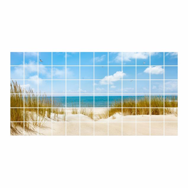 Tile stickers Beach On The North Sea