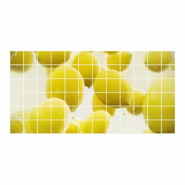 Self adhesive film Lemons In Water