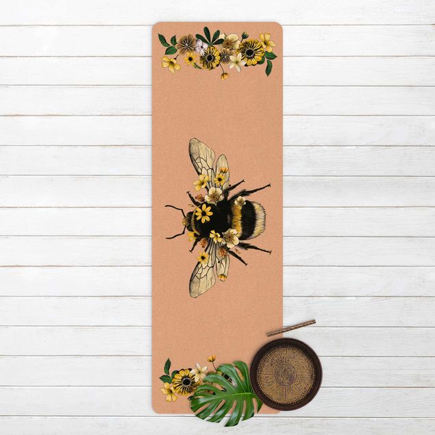 Modern rugs Floral Bumblebee