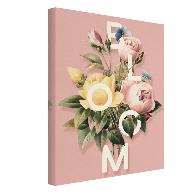 Prints Florale Typography - Bloom