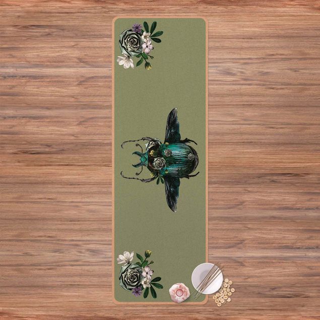 Modern rugs Floral Beetle