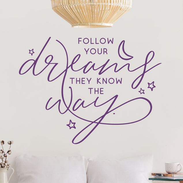 Nursery decoration Follow Your Dreams, They Know The Way