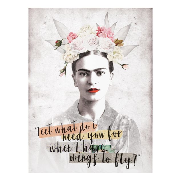 Canvas art Frida Kahlo - Quote