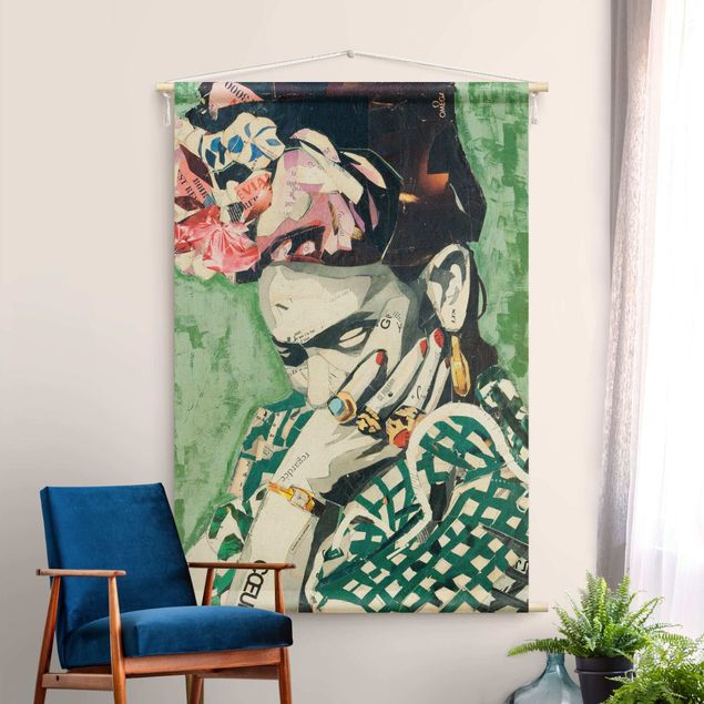 extra large tapestry wall hangings Frida Kahlo - Collage No.3