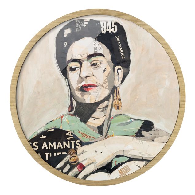 Framed prints Frida Kahlo - Collage No.4