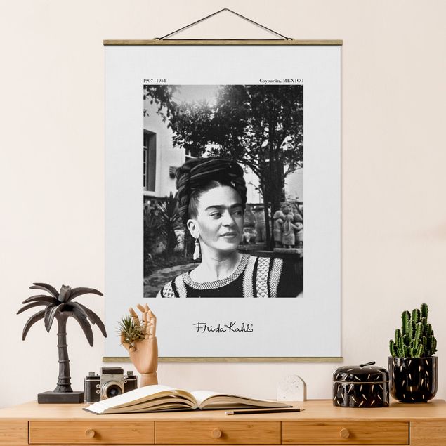 Art posters Frida Kahlo Photograph Portrait In The Garden