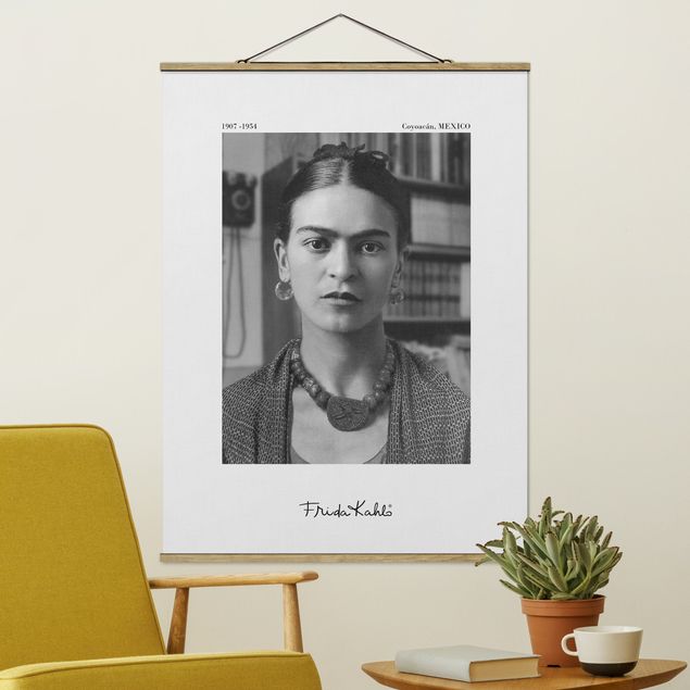 Art prints Frida Kahlo Photograph Portrait In The House