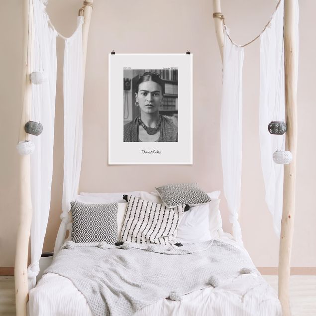 Posters art print Frida Kahlo Photograph Portrait In The House