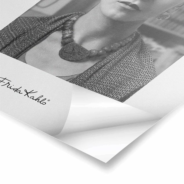 Poster print Frida Kahlo Photograph Portrait In The House