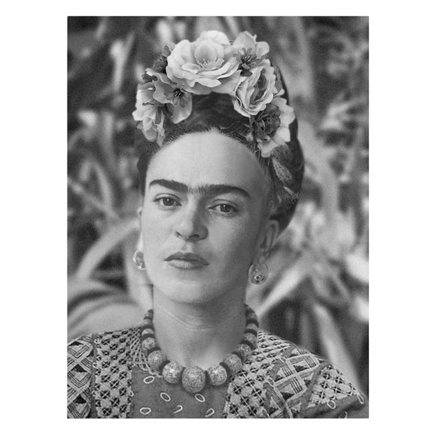 Frida Kahlo art Frida Kahlo Photograph Portrait With Flower Crown
