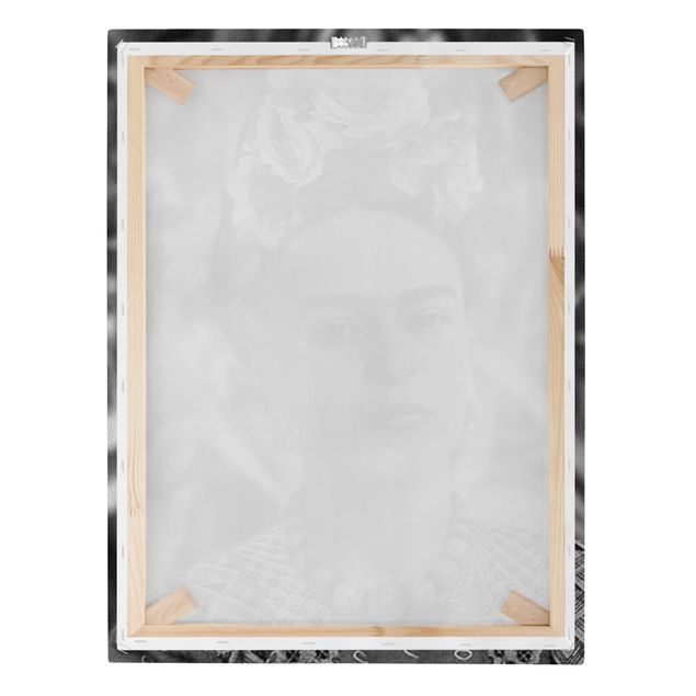 Wall art prints Frida Kahlo Photograph Portrait With Flower Crown