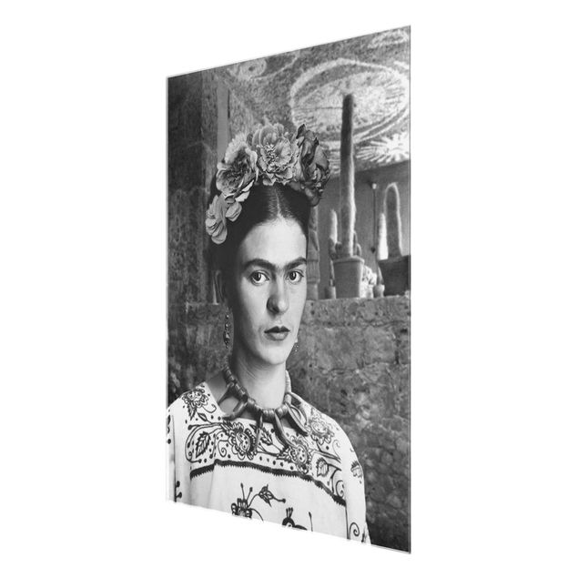 Prints Frida Kahlo Photograph Portrait With Cacti