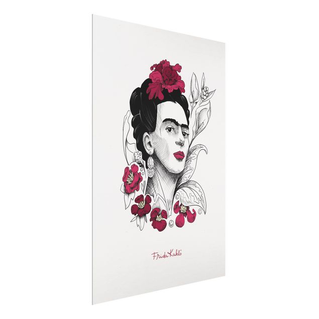 Frida Kahlo paintings Frida Kahlo Portrait With Flowers