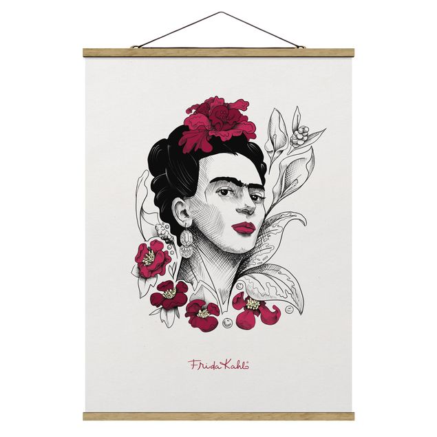 Frida Kahlo Frida Kahlo Portrait With Flowers
