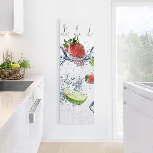 Wall mounted coat rack flower Fruit Cocktail