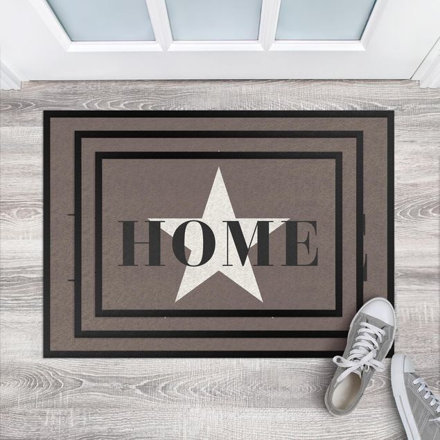 Doormats star Home Stars White