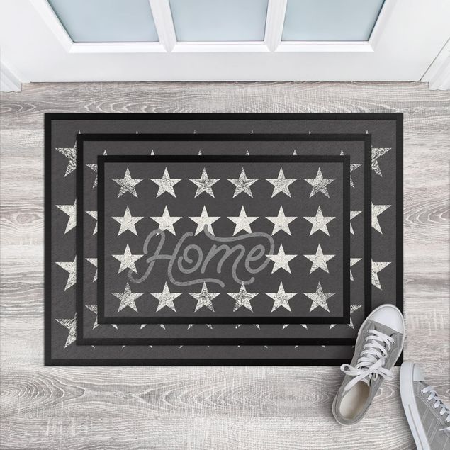 Doormats star Home Stars Dark Grey