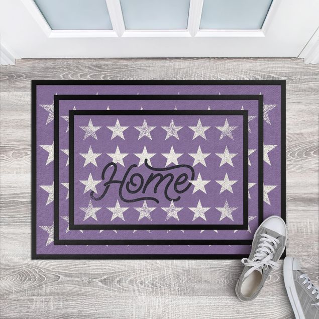 Doormats star Home Stars Lilac