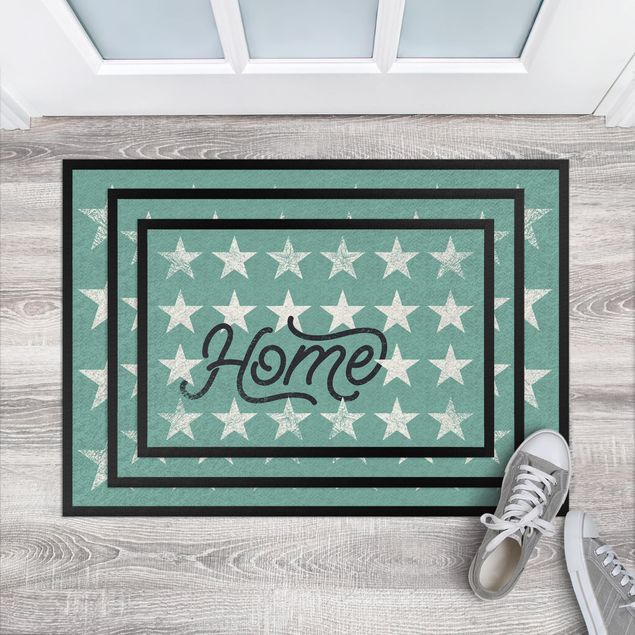 Doormats star Home Stars Turquoise