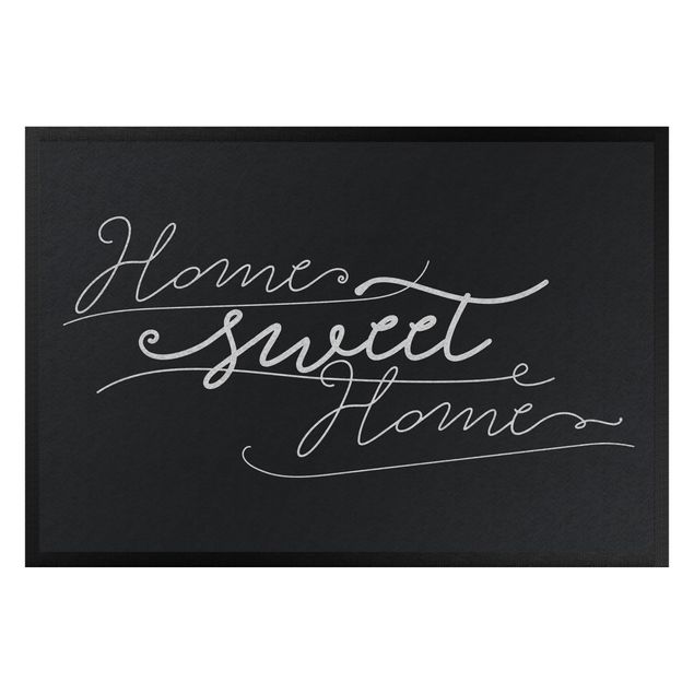 Funny welcome mats Home sweet Home Italic