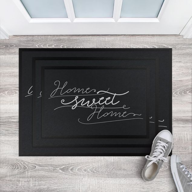 Doormats welcome Home sweet Home Italic