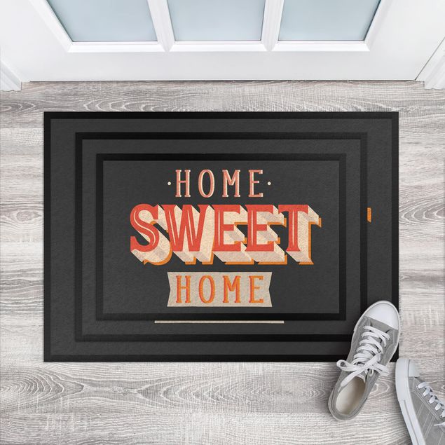 Doormats welcome Home sweet Home retro