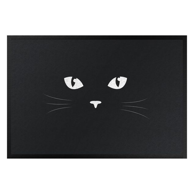 Funny welcome mats Cat's Eye