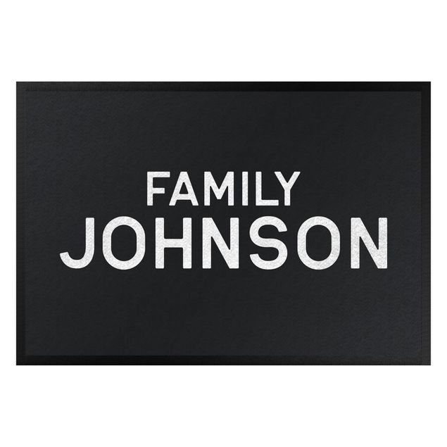 Personalized door mats Family Surname