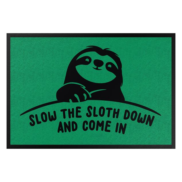Doormats funny Slow Down The Sloth