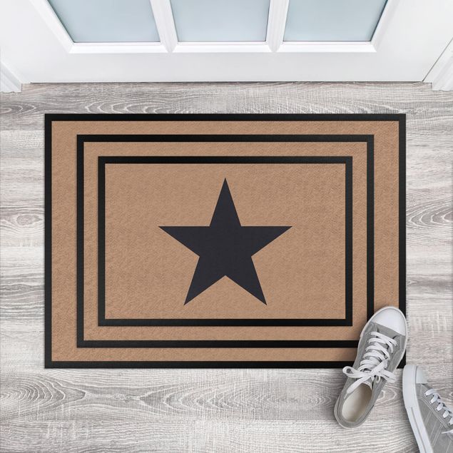 contemporary rugs Star Dark Grey Khaki