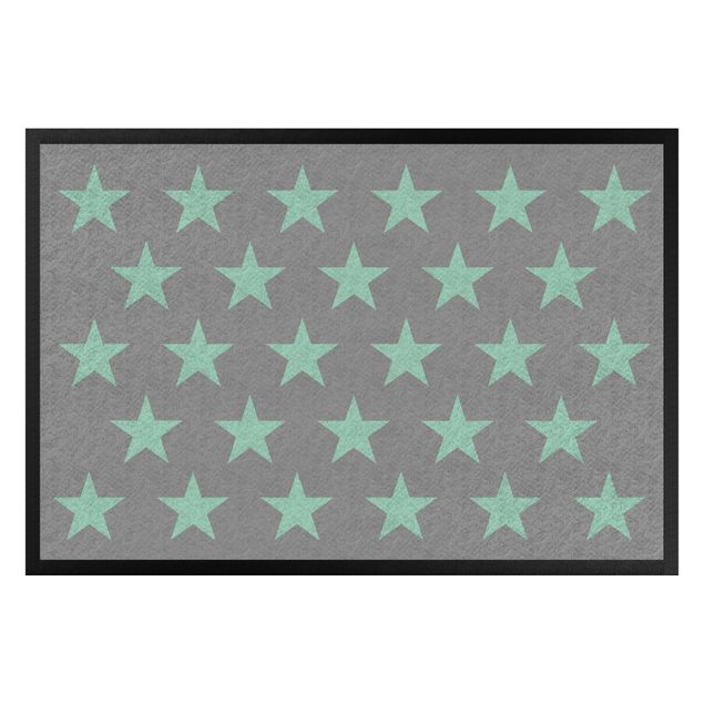 Doormats star Stars Staggered Grey Mint