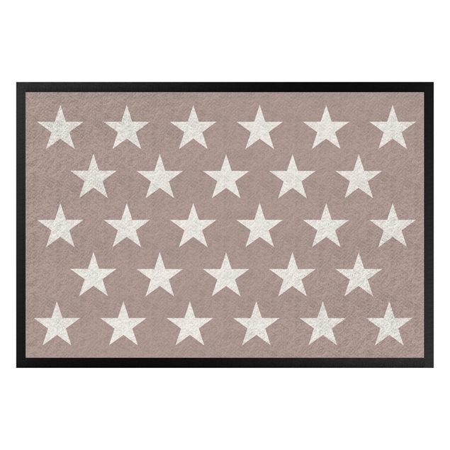 Doormats star Stars Staggered Taupe