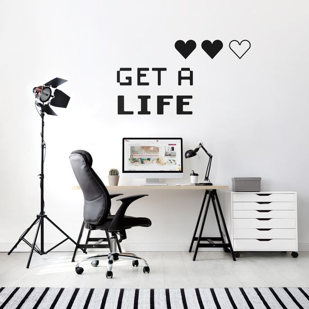 Wall stickers love Gaming Hearts Get a Life