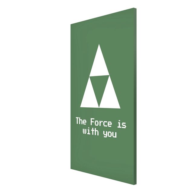 Contemporary art prints Gaming Symbol The Force is with You