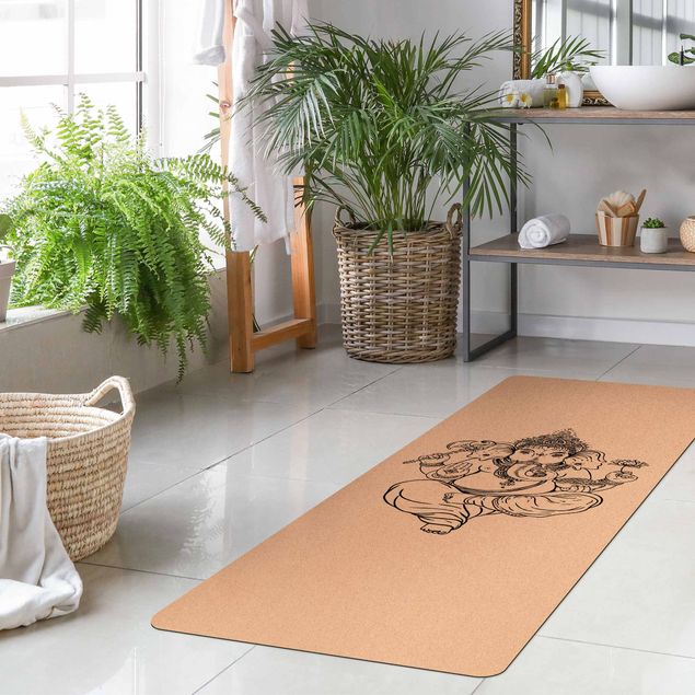 oriental runner rug Ganesha