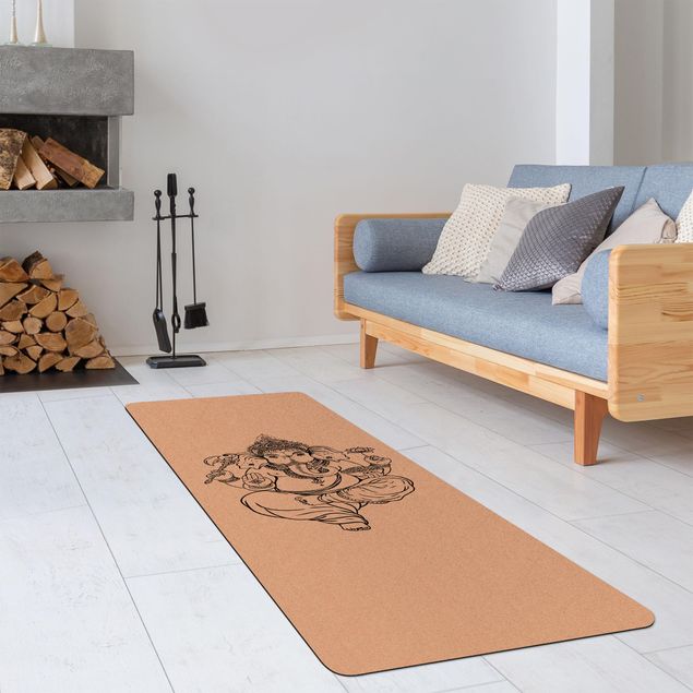 spiritual rugs Ganesha