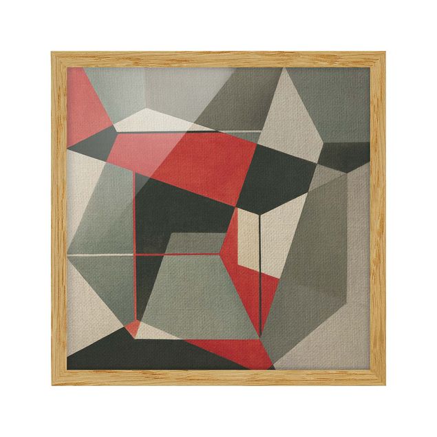 Framed abstract prints Geometrical Fox