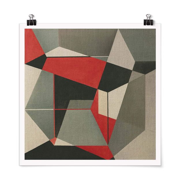 Posters abstract Geometrical Fox