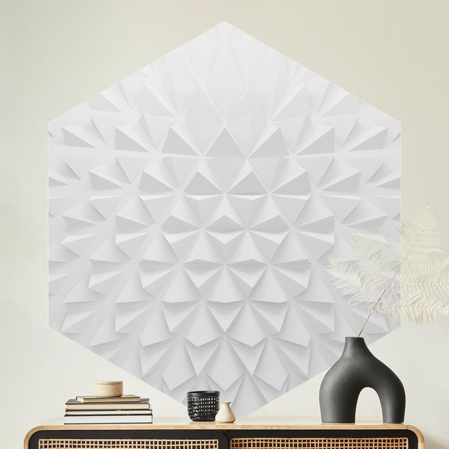 Contemporary wallpaper Geometrical Pattern 3D Effect